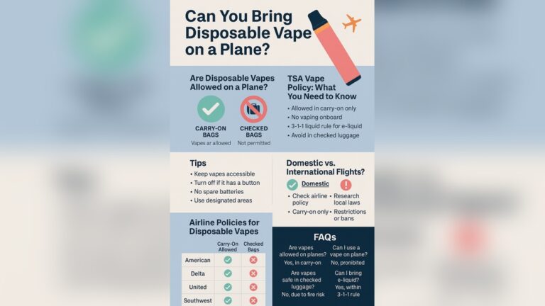 Flying With Vapes: What Are the Rules?